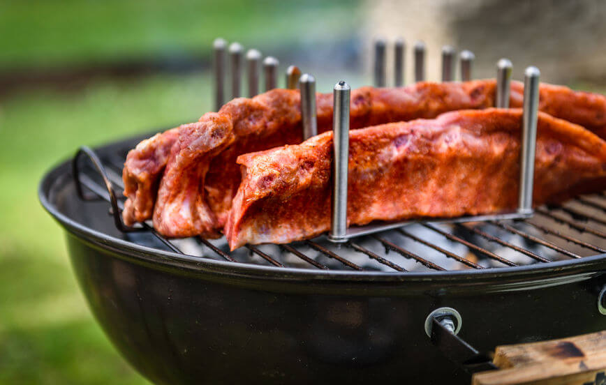 kugelgrill grillrost spare ribs